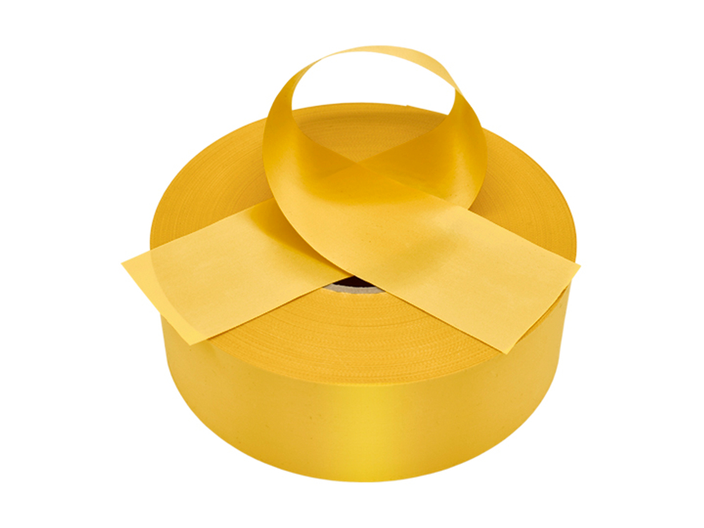 Лента плиссированная для наградных розеток. Цвет 022 желтая