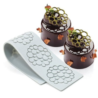 Силиконовый коврик для декора "Круги №2" LFM-148