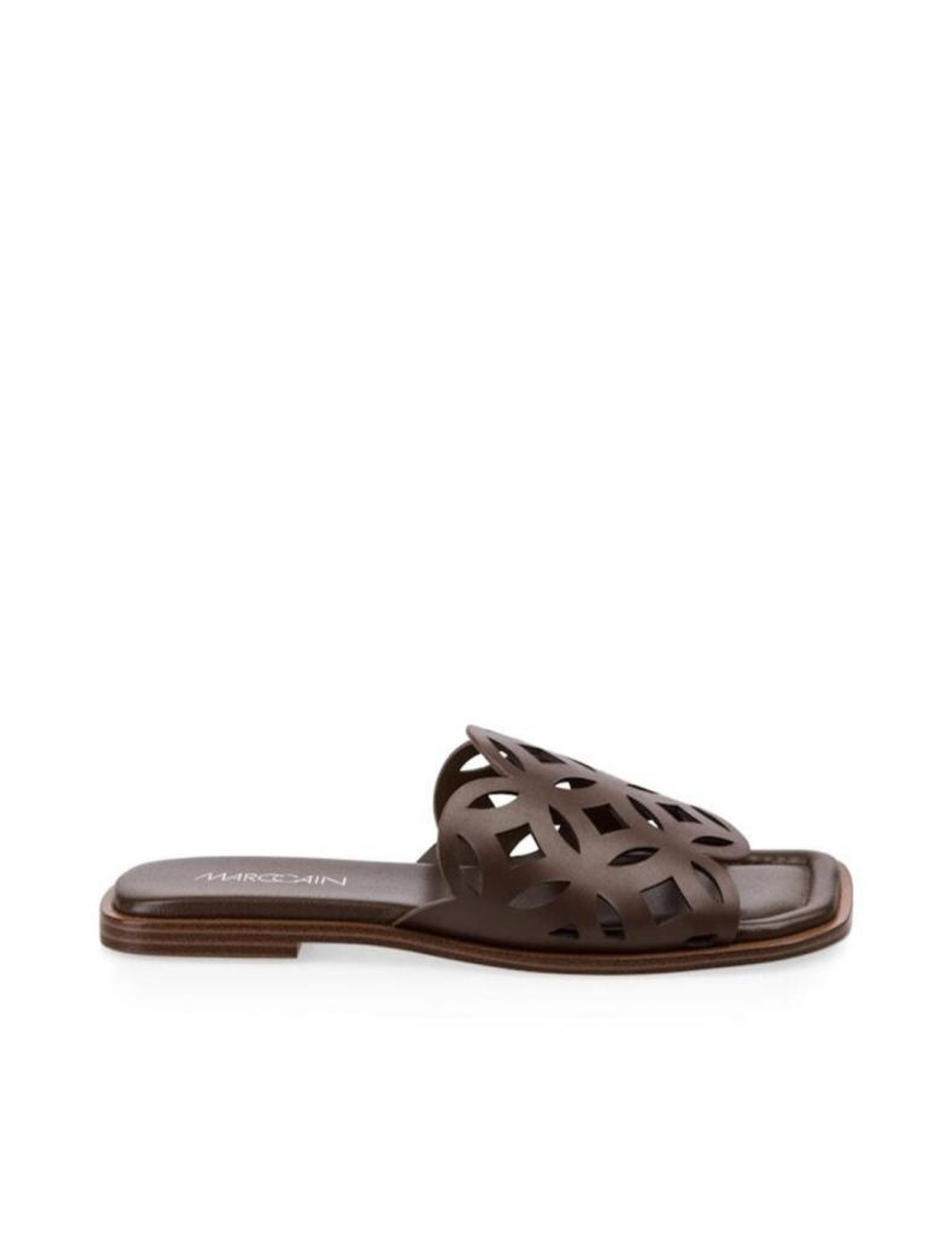 Пантолеты (шлепанцы) MARC CAIN COLLECTIONS YC SG.04 L22 691 в коричневом цвете