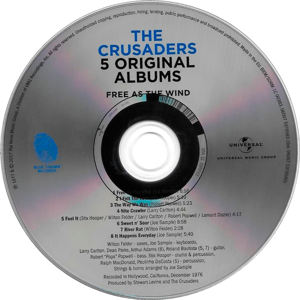 The Crusaders / 5 Original Albums (5CD)