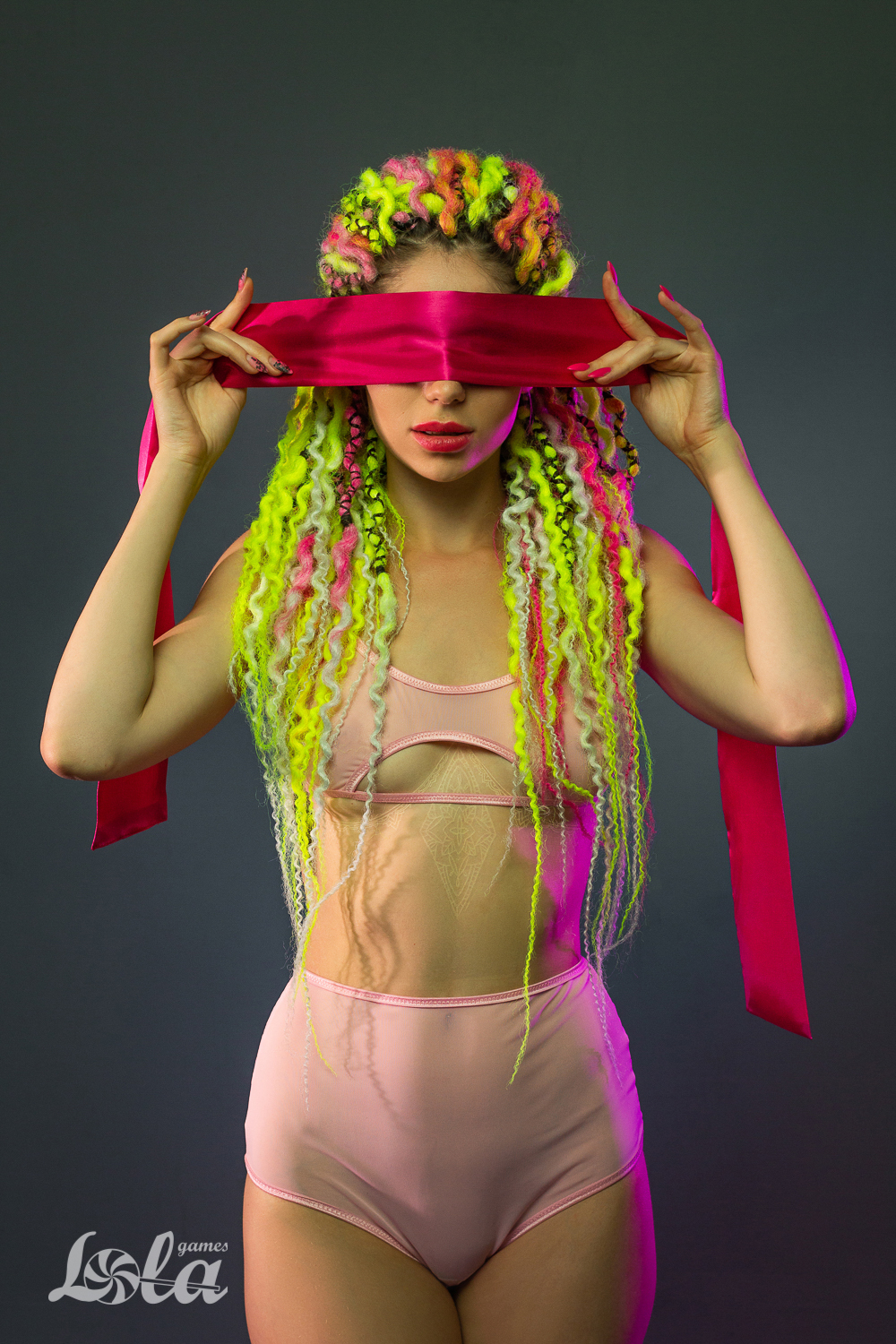 Лента Party Hard Wink Pink 1142-02lola