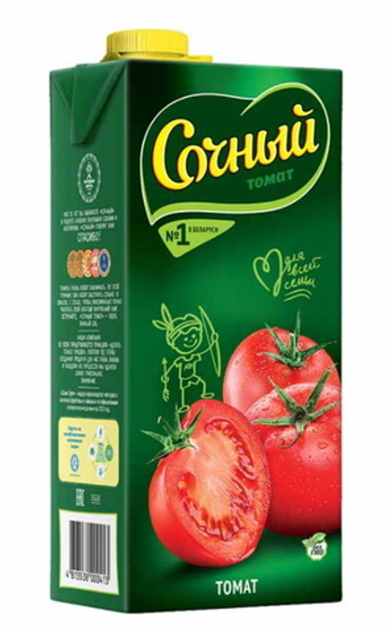 Сок Томатный 2л. Сочный томат