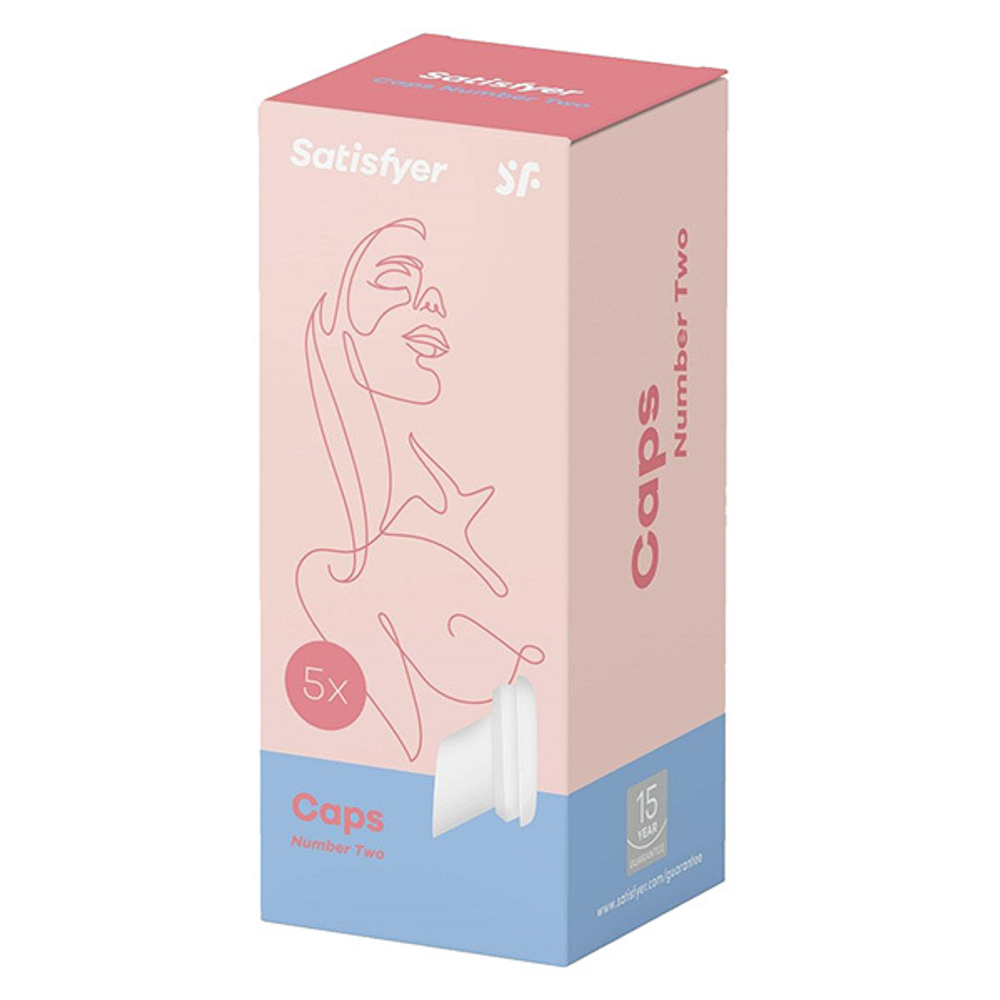 Комплект из 5 сменных насадок Satisfyer Number Two Climax Tips