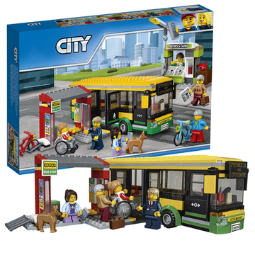 Конструктор Cities "Автобусная остановка" , 337 дет.
