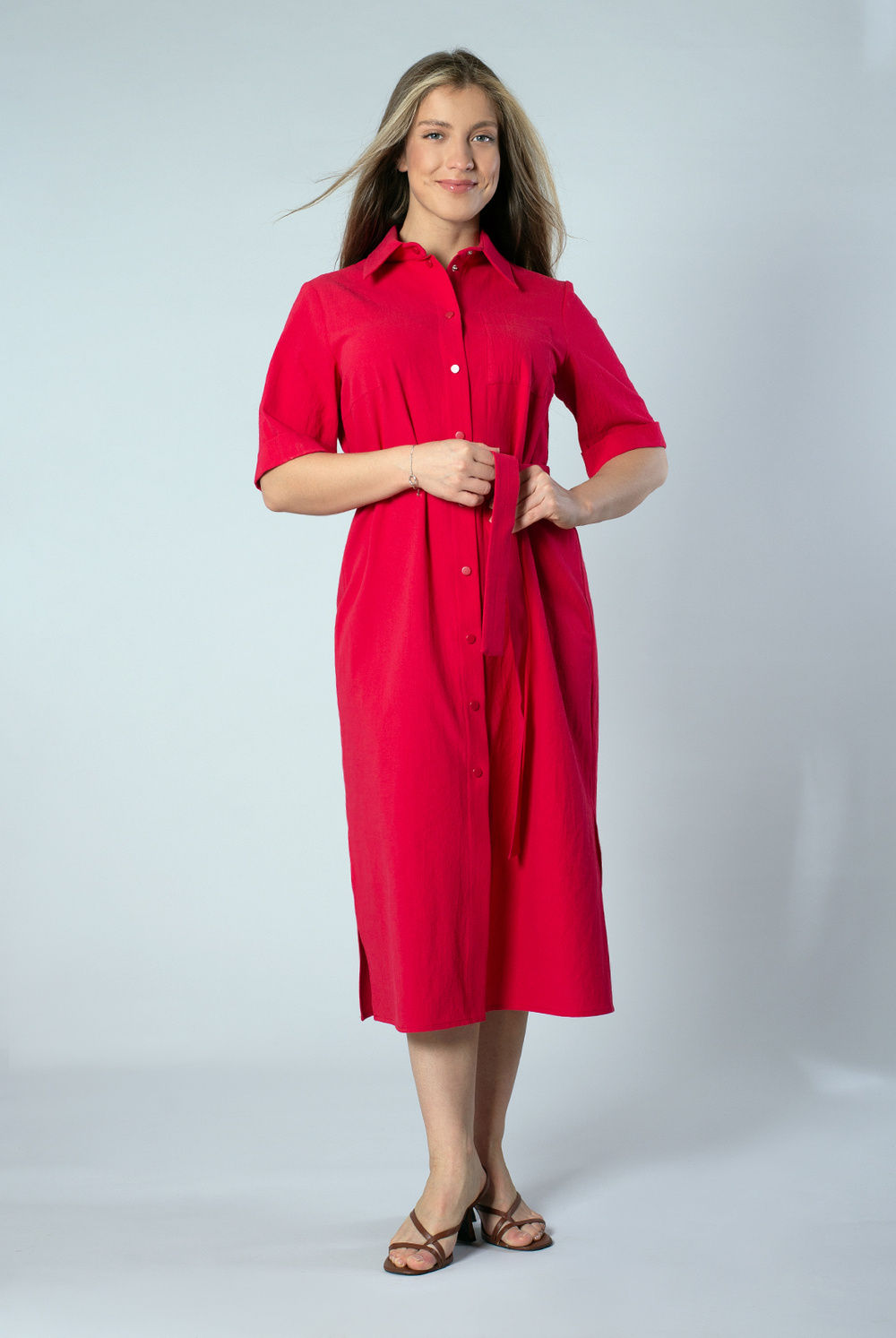 Платье женское 4312зп, красный #467Кр054312зп