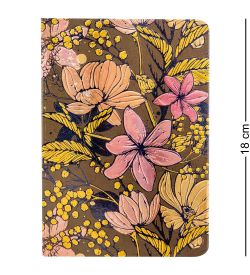 BM-06/1 Блокнот сред. «Весенние цветы» (3D твердая обложка)