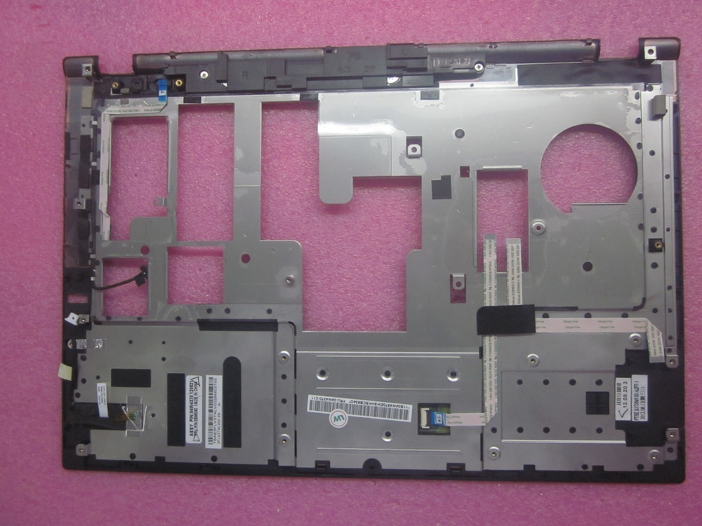 Верхняя панель клавиатуры (топкейс) для ноутбука Lenovo ThinkPad T430u (for FingerPrint) черная (04W4370), оригинал