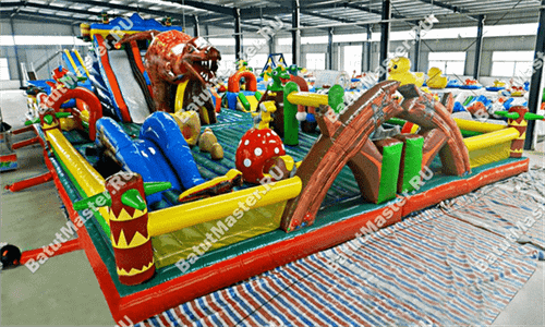 Коммерческий надувной батут "Динопарк"