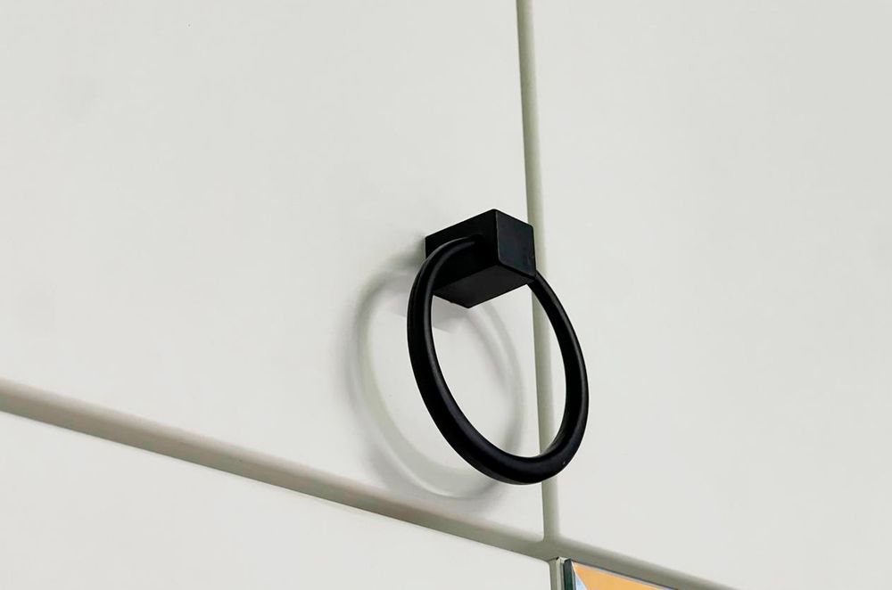 Антресоль двухдверная "Ева" 116.01 (Белое дерево/Белый матовый)