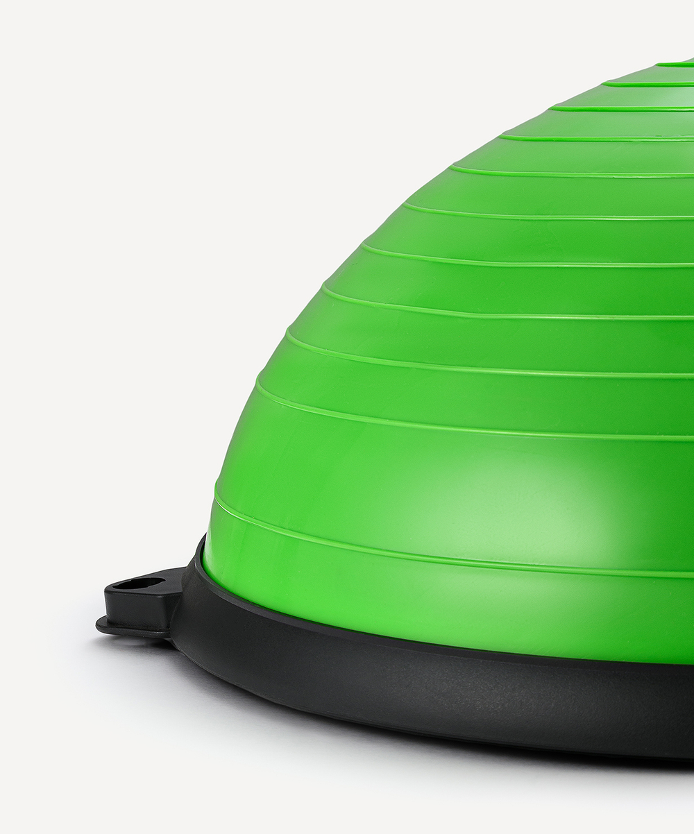 Полусфера "BOSU" GB-501 с эспандерами, с насосом, зеленый