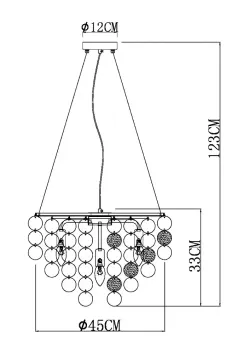 Подвесная люстра Arte Lamp