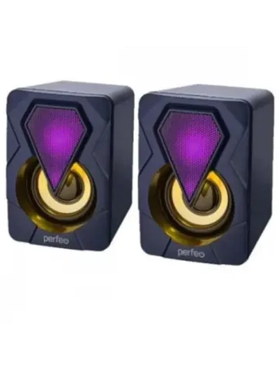 Колонки 2.0 Shine PF_A4438 BLACK 6 Вт, питание от порта USB