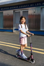 Самокат Micro Sprite Glow (светится в темноте) LED, Art Млечный путь