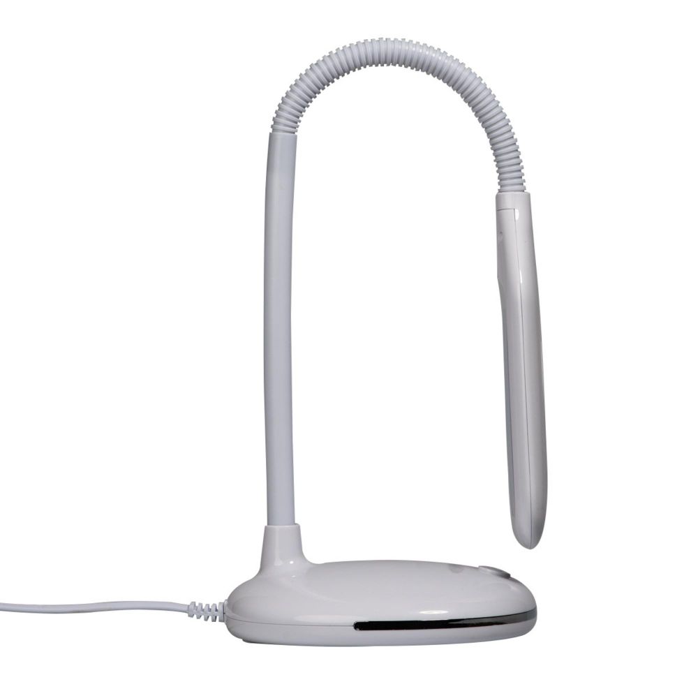 TLD-561 White-LED-450Lm-4500K Светильник настольный. 7W. Механический выключатель. Белый. ТМ Uniel