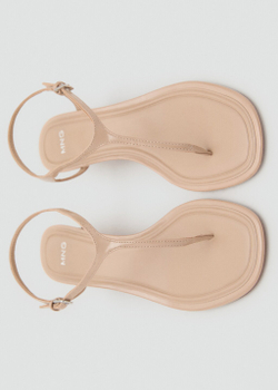 Босоножки на каблуке с Т-образным ремешком