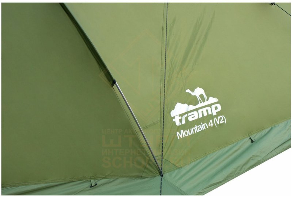 Палатка Tramp Mountain V2 4-x местная, Green
