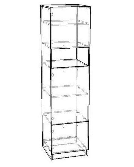 Шкаф-пенал ТОКИО-3 левый