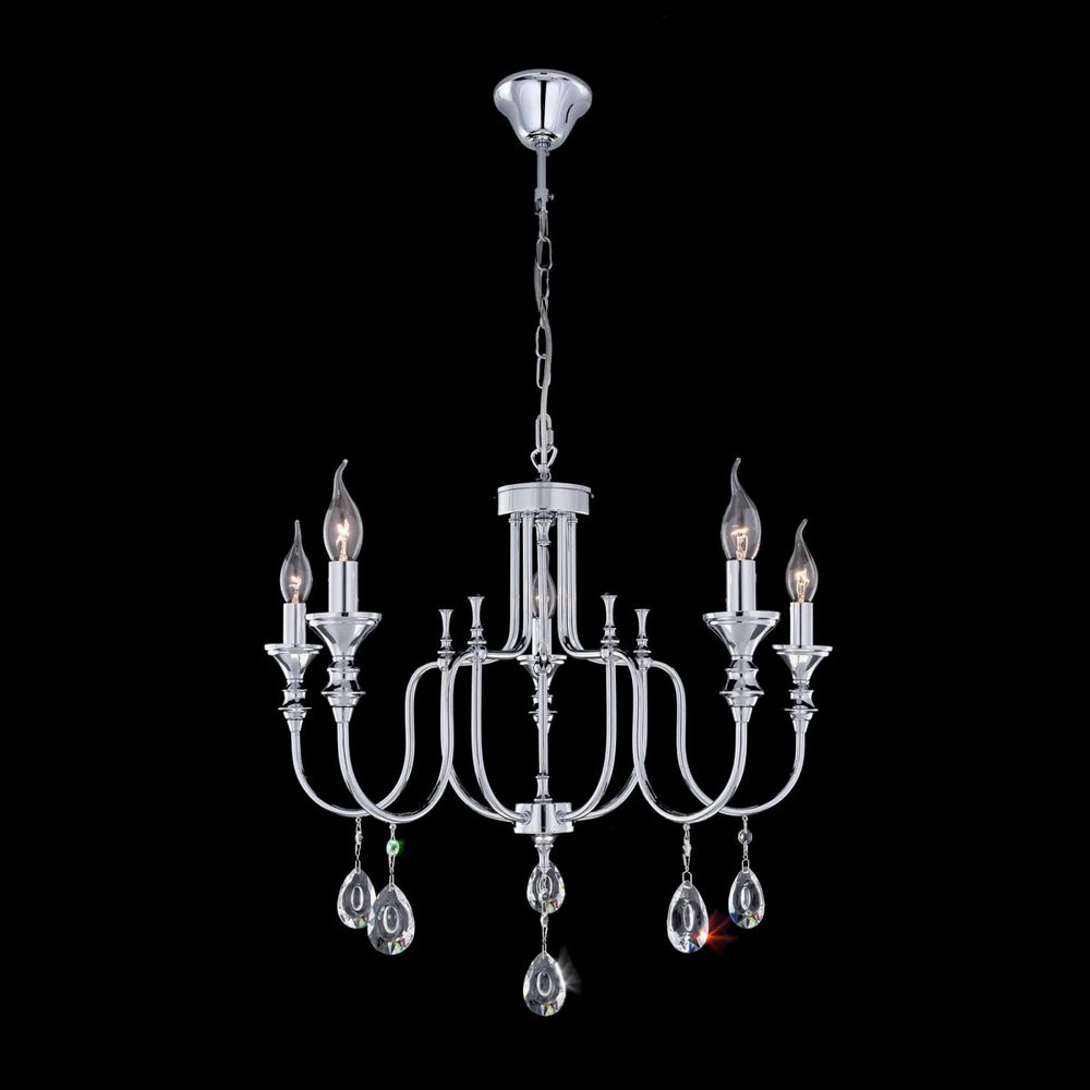 Citilux Рига CL437151 Люстра подвесная Хром