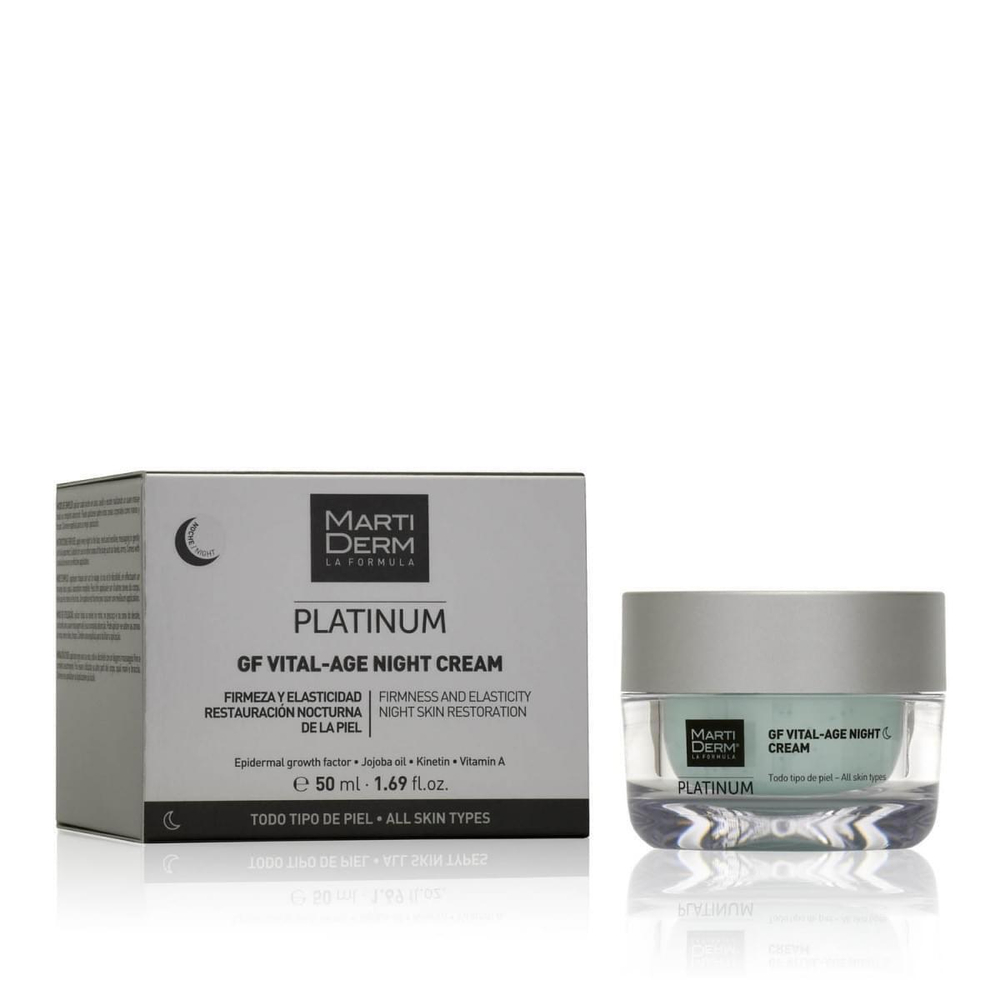 Martiderm Platinum GF Vital-Age Night Cream - Крем ночной Мартидерм Платинум, 50 мл