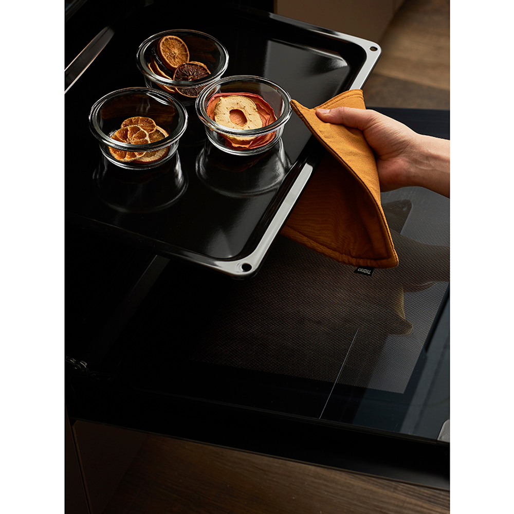 Прихватка из хлопка цвета карри из коллекции essential, 22х22 см