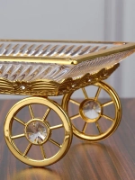 Фруктовница из стекла и мет. M-UF-88371/LG 31*14,5*8