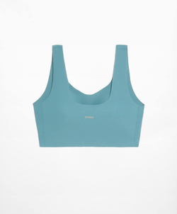 Oysho Спортивный бюстгальтер perfect-adapt, линялый синий