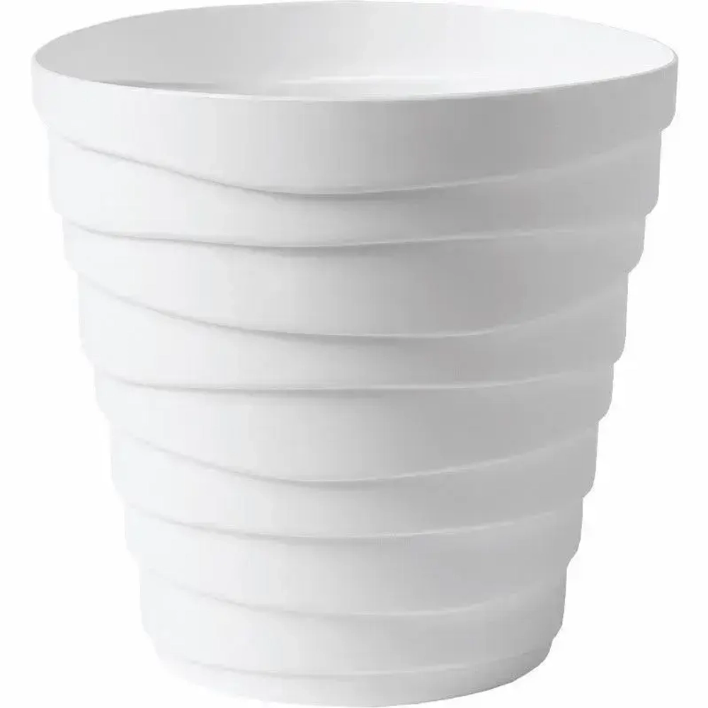 Кашпо Бархан (1,4л) Цв. Белый (Арт. КШ-4334)