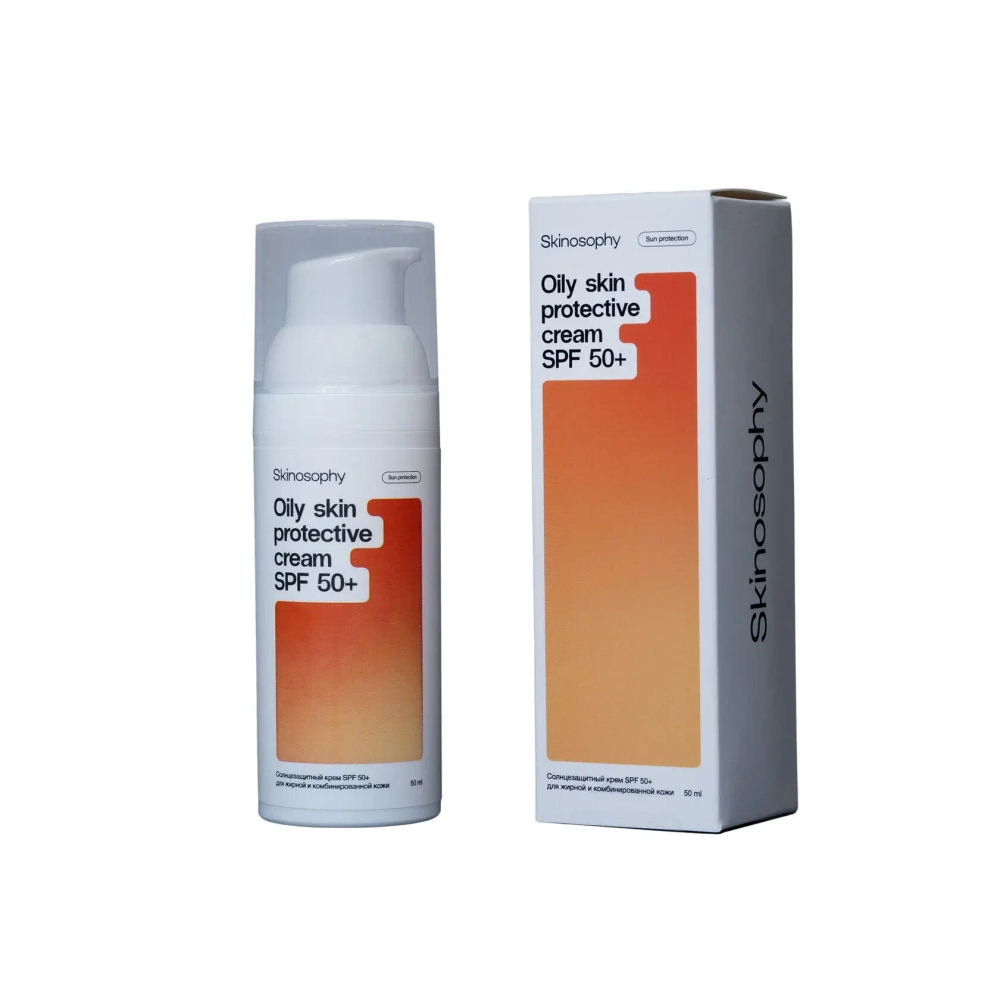 Солнцезащитный крем SPF 50+ для жирной и комбинированной кожи