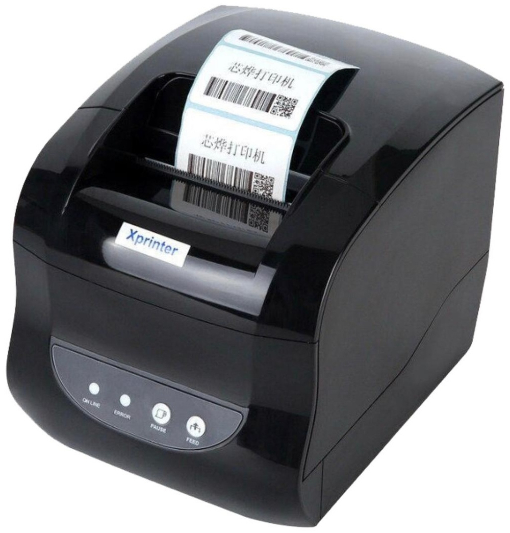 Xprinter XP-365B 80 мм — термопринтер этикеток и чеков в Алматы, Казахстан