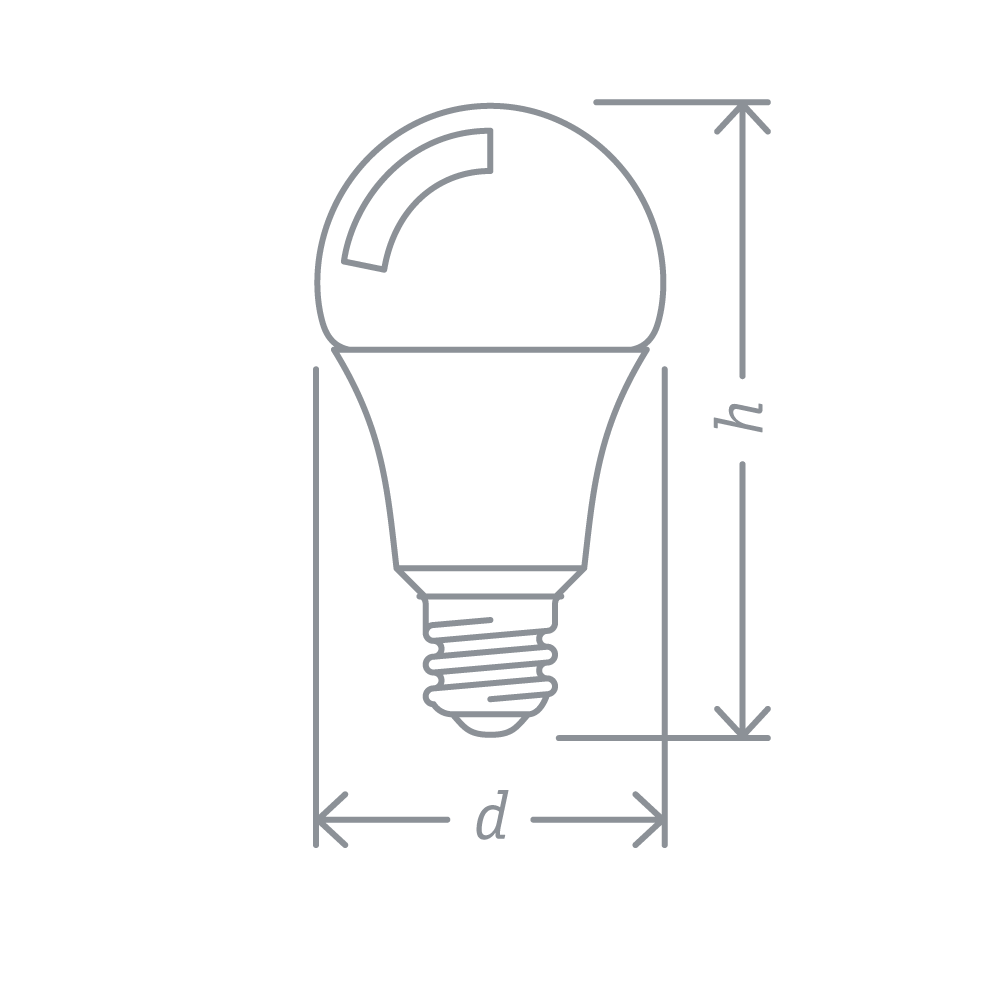 Лампа Navigator 61 478 NLL-A60-12-24/48-4K-E27