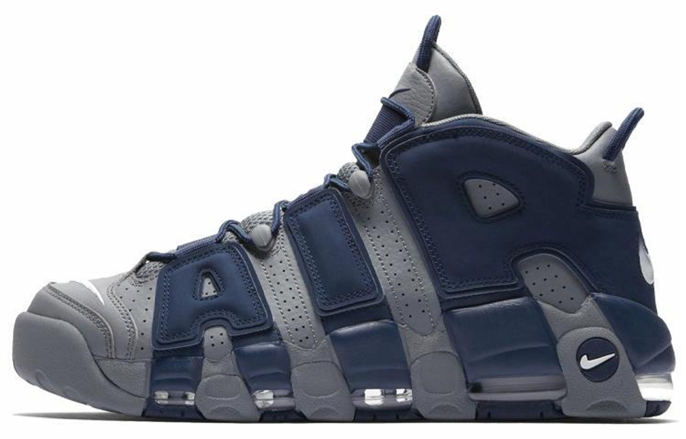 Кроссовки Nike Air More Uptempo "Cool Grey Midnight Navy"