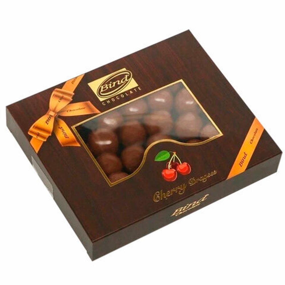Конфеты-драже BIND "Вишня в шоколаде", 100 г, ТУРЦИЯ