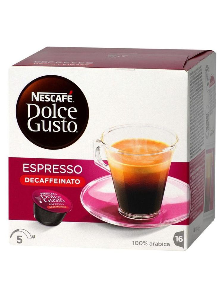 Кофе Nescafe Dolce Gusto Espresso Decaffeinato 16 шт