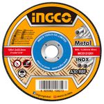Круг отрезной 125х1.2х22 A 30 RBF Metal/Inox 10 шт. в метал. боксе INGCO MCD121255