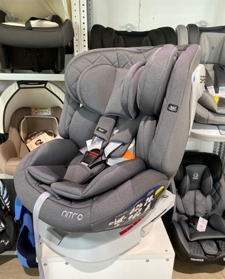 Автокресло RANT UB619 "NITRO" isofix Grey группа 0+-1-2-3  (0-36 кг)