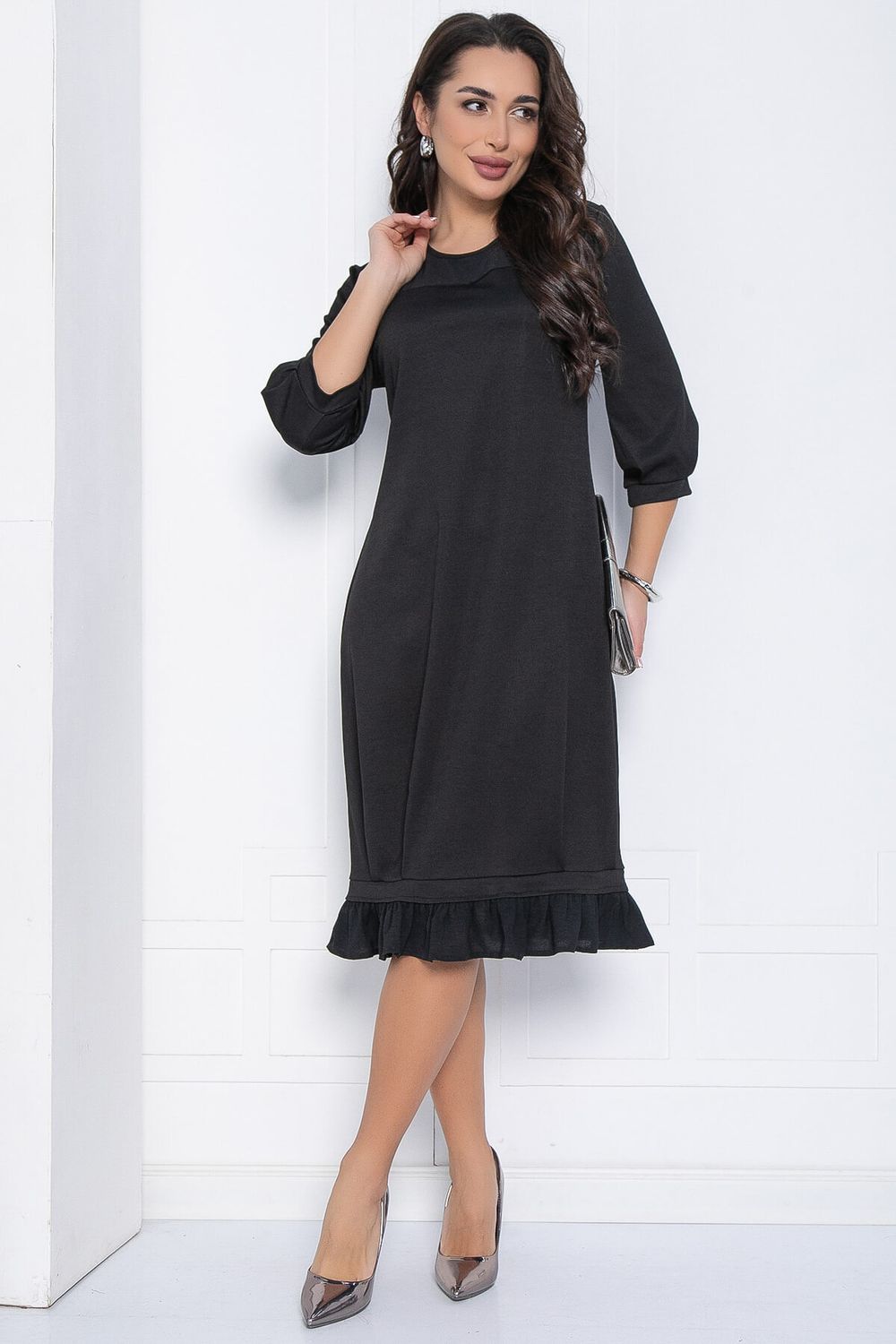 Платье Бостон (черное) П12506-10 LT Collection