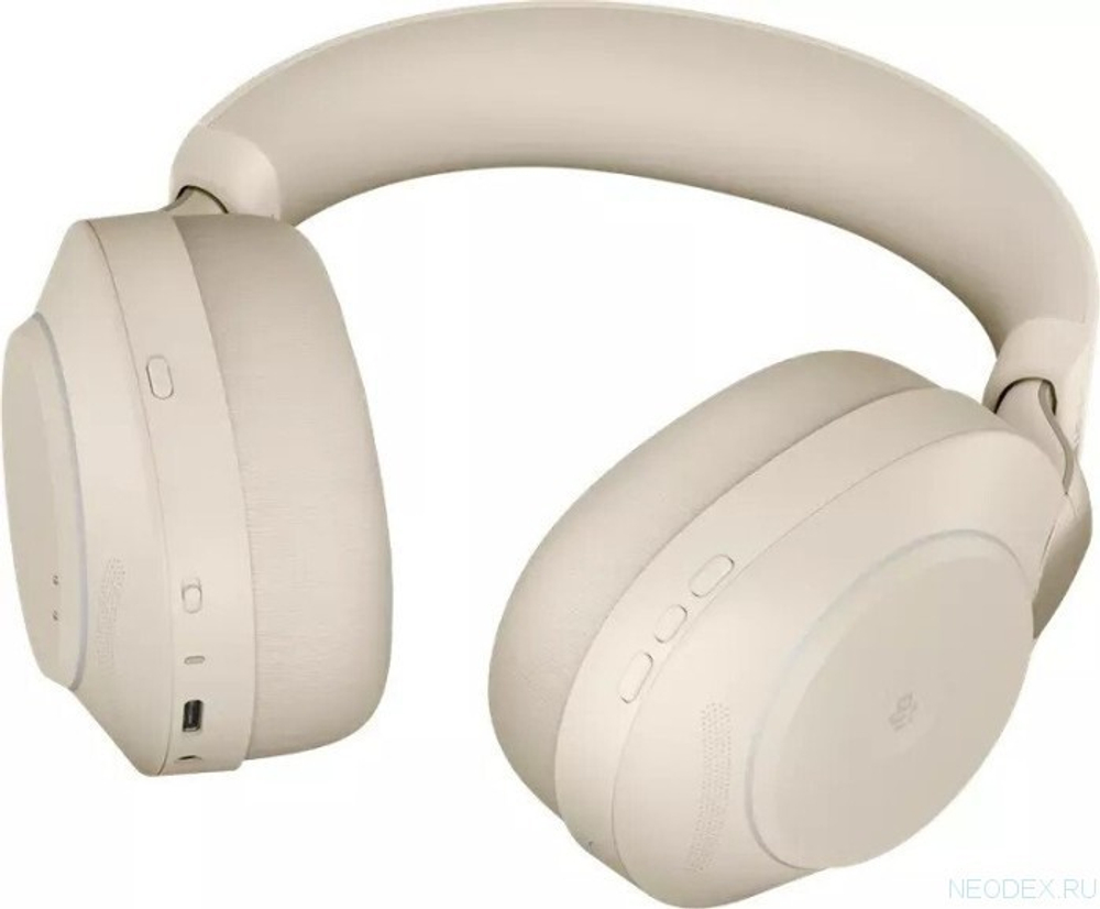 Jabra Evolve2 85 Stereo UC беспроводная гарнитура бежевая с док-станцией ( 28599-989-988 )