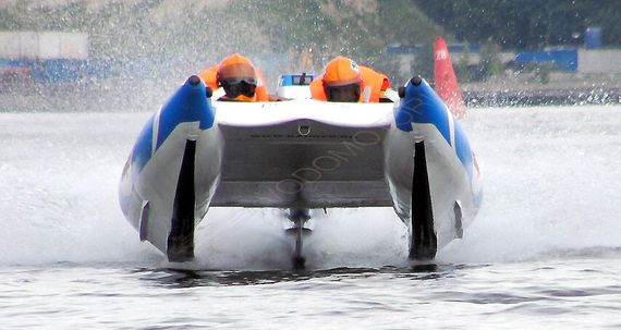 Надувной катамаран Badger FS 380 Blue&amp;White