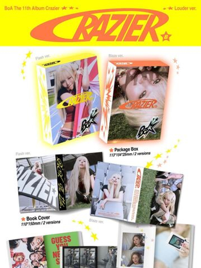 Альбом BoA - CRAZIER 11th Album LOUDER RANDOM Version