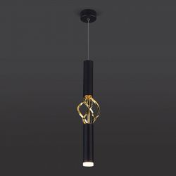 Подвесной светильник Eurosvet Lance 50191/1 LED черный/золото