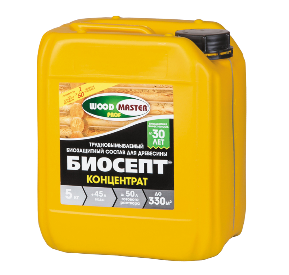 Антисептик для дерева Woodmaster Prof Биосепт, концентрат