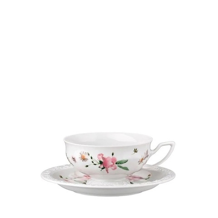 Rosenthal - Maria Róża чашка с блюдцем 200мл для чая / артикул   10430 407165 14641 + 10430 407165 14642  / GTIN
