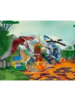 Конструктор Динозавры Побег птеранодона 96 деталей 10918