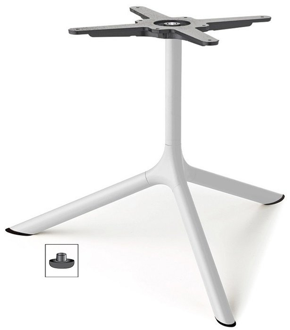 Столик ламинированный кофейный Scab Design Tripe Maxi, белый, черный мрамор Сахара