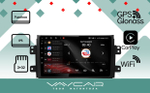 Магнитола для Suzuki SX4 2006-2014 - Vaycar VA75-0124 на Android 13, 8-ядер, 2Гб-32Гб, 4G SIM-слот