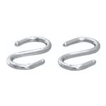 Крючки навесные универсальные маленькие 2шт хром LIDER Турция