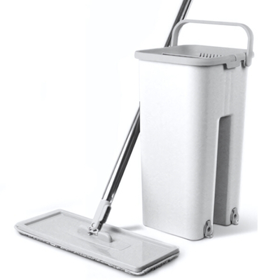 Набор для уборки HANDY Lite 6 л. (ведро с отжимом + швабра + 2 насадки) в инд. упаковке цвет белый