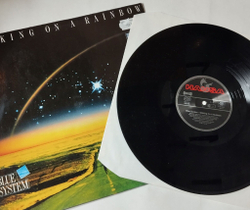 Винтажная виниловая пластинка LP Blue System Walking On A Rainbow (Germany 1987)