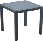 Стол пластиковый Siesta Contract Orlando 80, антрацит