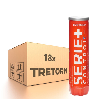 Упаковка теннисных мячей Tretorn PZT Serie+ Control (red can) - 18 x 4B